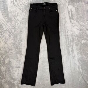 7 For All Mankind Kimmie Bootcut Jeans Womens Size 30 Black Mid Rise Stretch